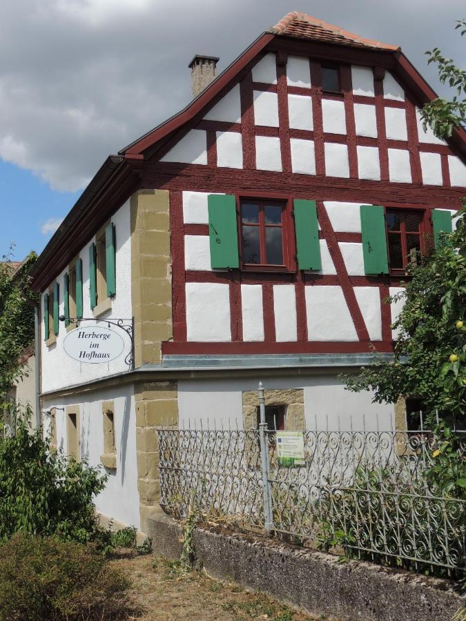 Pilger- Und Radlerherberge Herberge Im Hofhaus Colmberg Exteriör bild